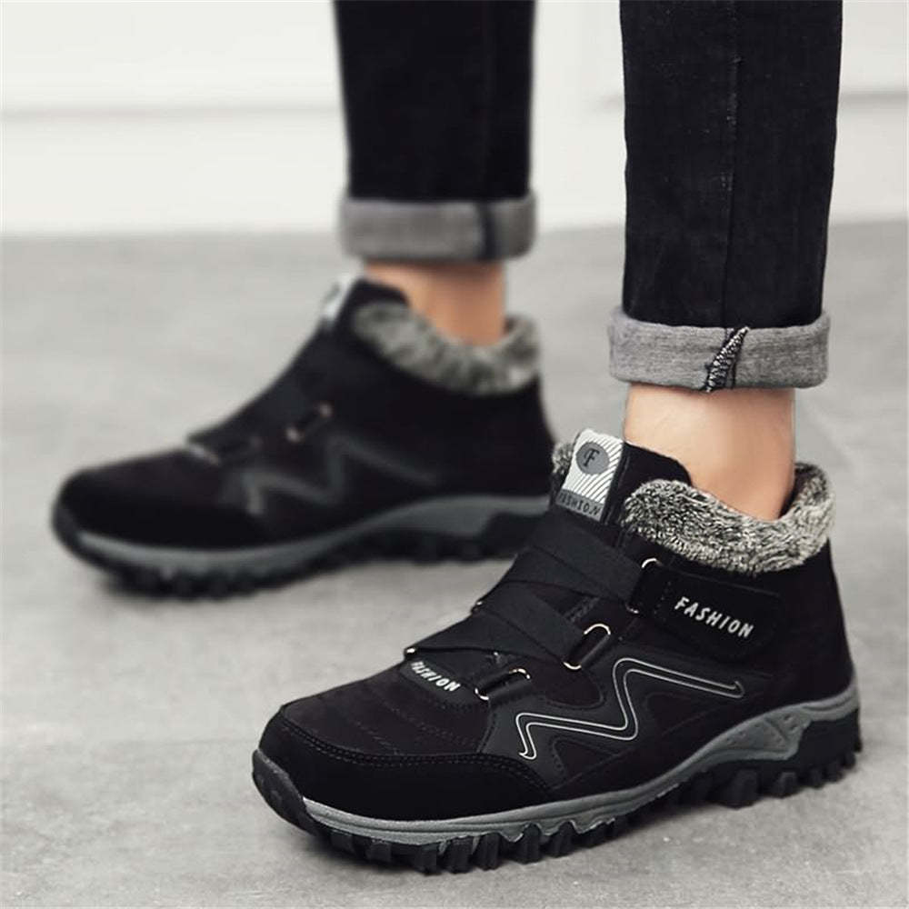 Outdoor Walking Shoes Winter Plus Velvet Warm Snow Hiking Boots