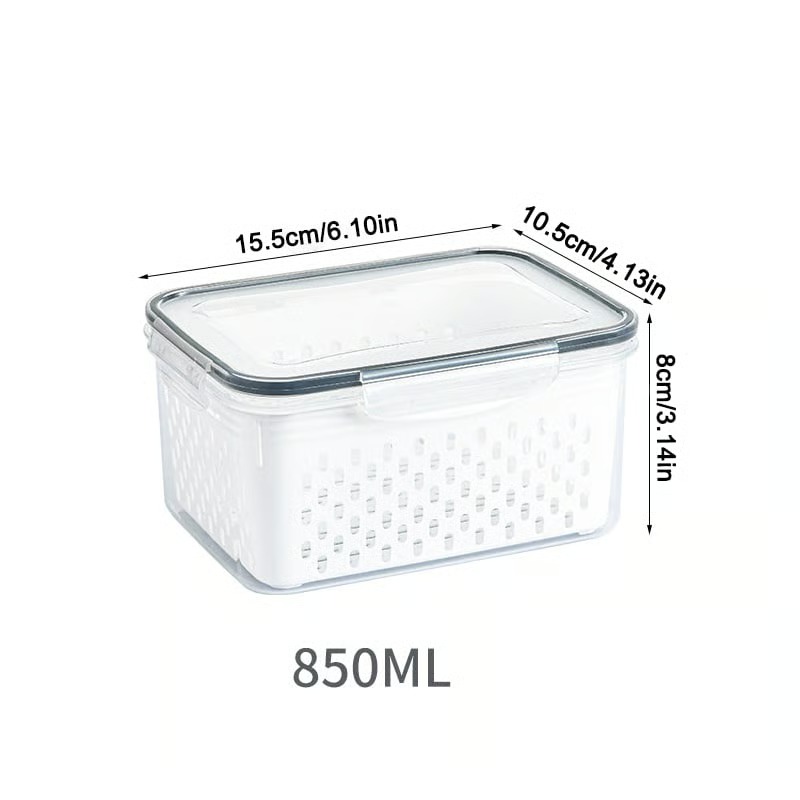 🔥Food Storage Containers for Fridge with Removable Colander
