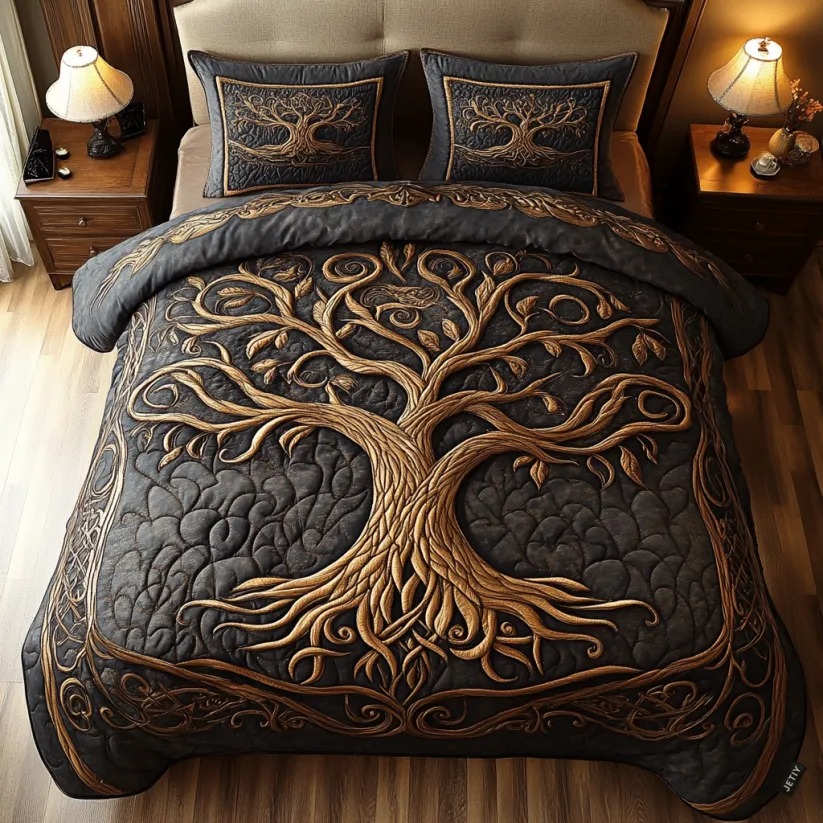 🔥Best-selling quilted bedding set series NCU0DV005