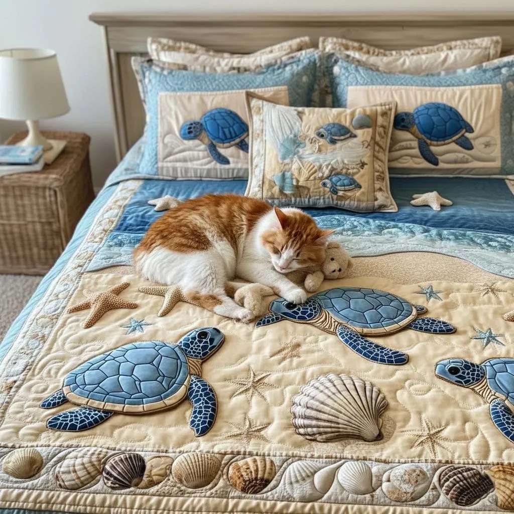 🔥Best-selling quilted bedding set series NCU0DV005