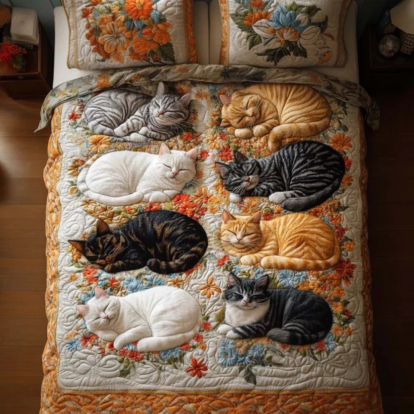 🔥Best-selling quilted bedding set series NCU0DV005