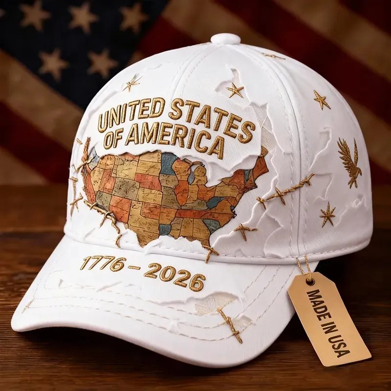 🏆 75K+ SOLD! 🔥US 250th Anniversary Printed Casual Hat