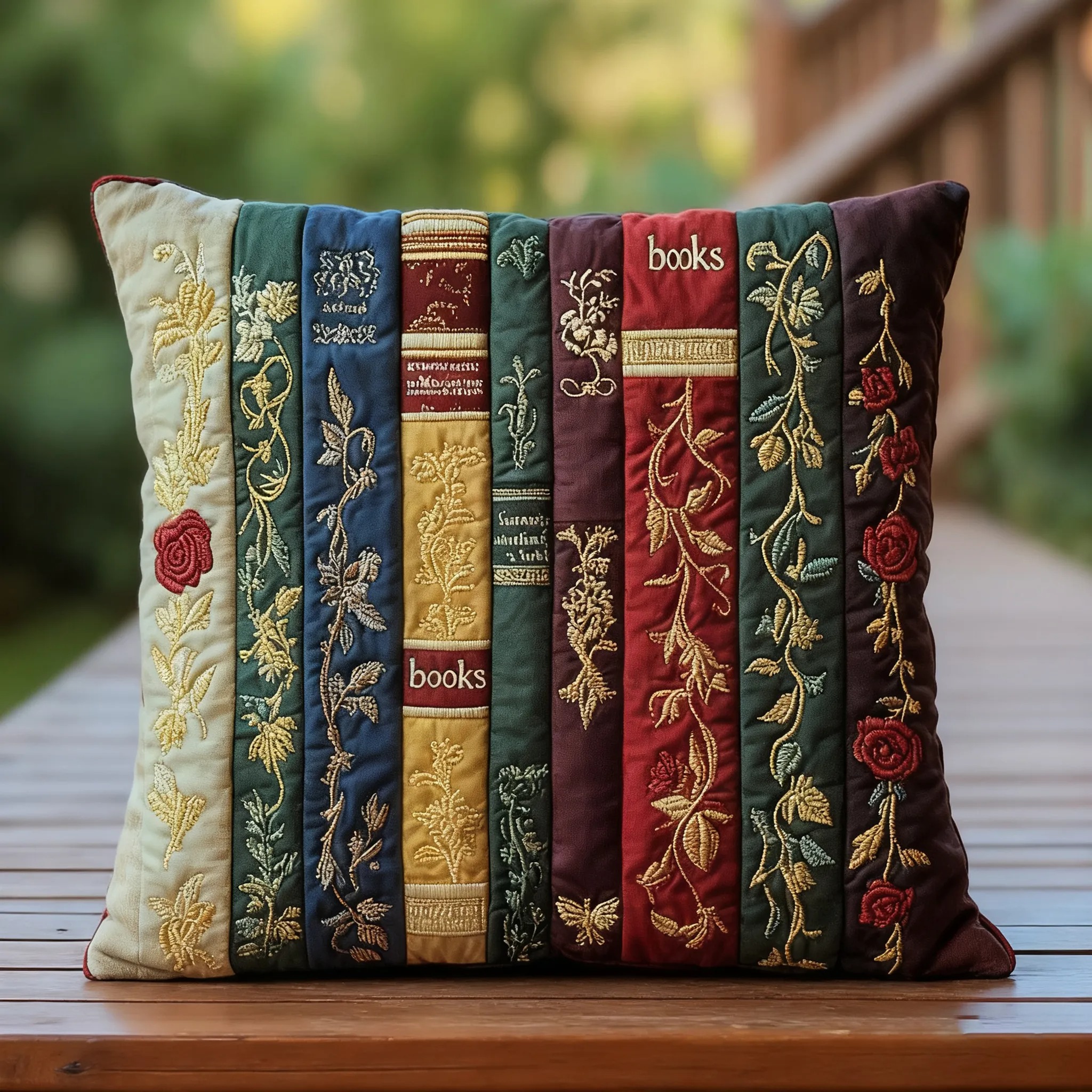 Cat Cluster Quilted Pillow