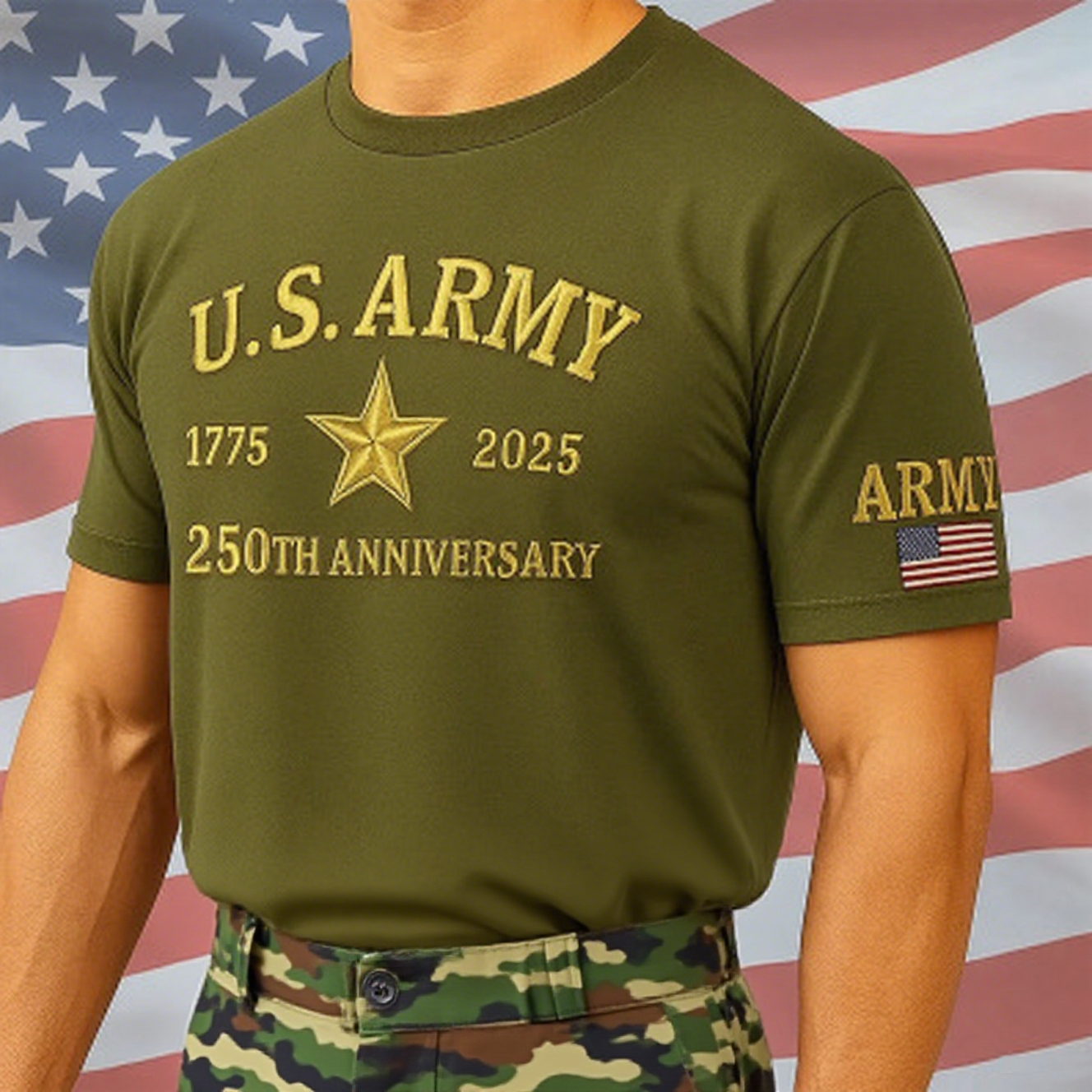  🔥 LAST DAY 50% OFF – Everyday Soldier™ Army Tee