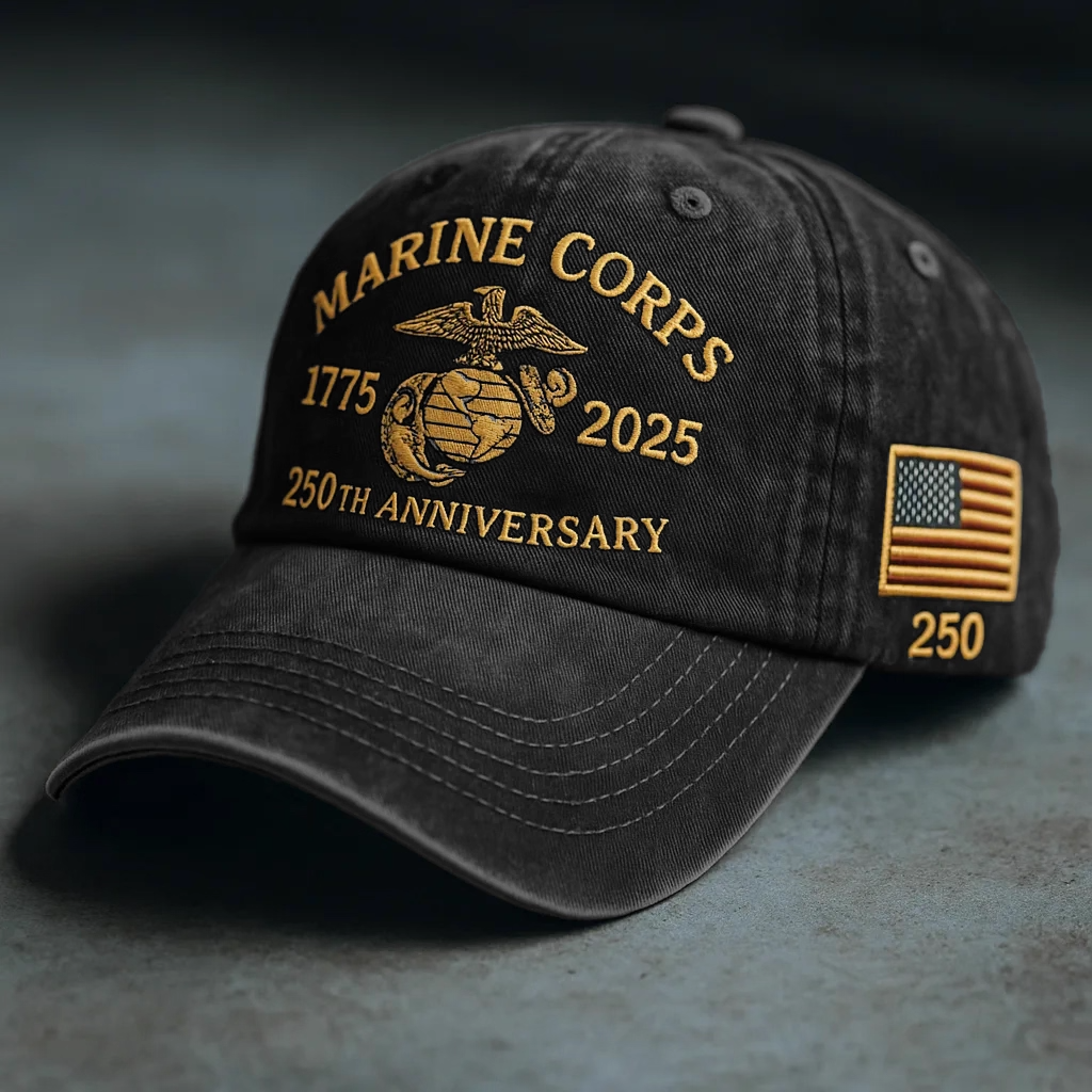 🔥 LAST DAY 50% OFF – USMC 250th Anniversary Vintage Cap 