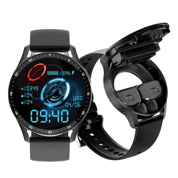 Multi-Function Bluetooth Smartwatch with Earbuds