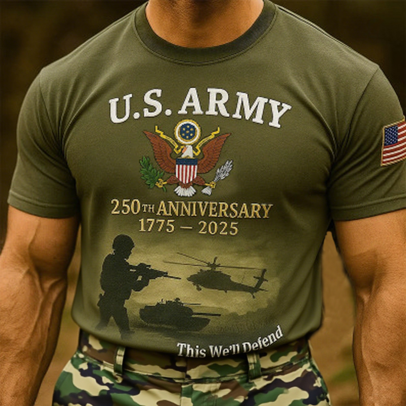  🔥 LAST DAY 50% OFF – Everyday Soldier™ Army Tee