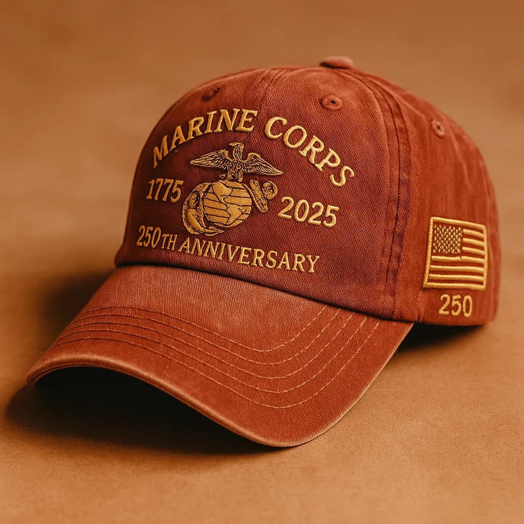 🔥 LAST DAY 50% OFF – USMC 250th Anniversary Vintage Cap 