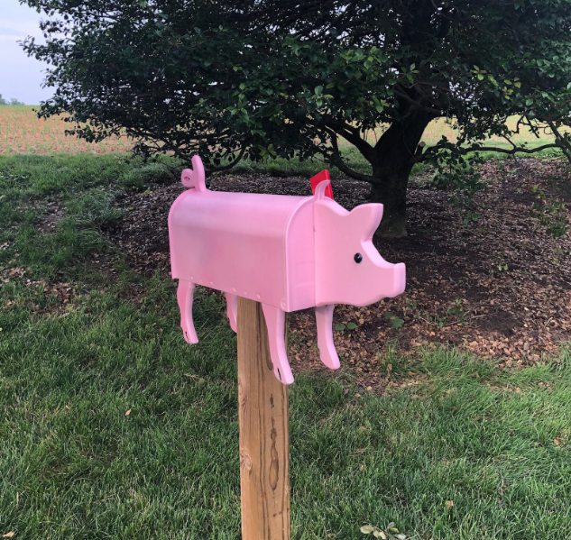 Animal Metal Mailbox Outdoor Products
