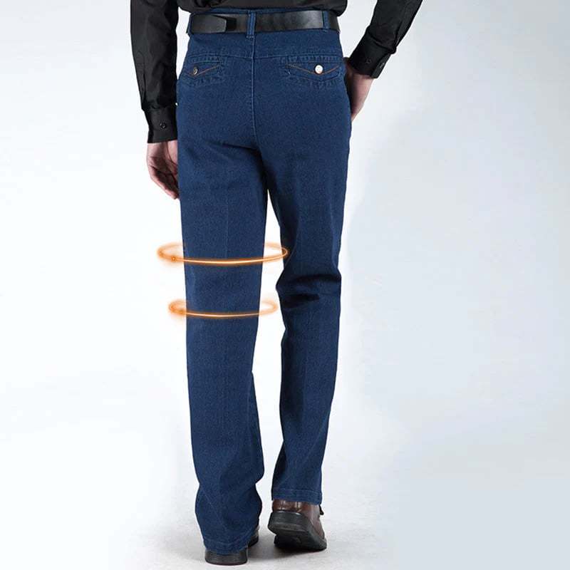 Men's High Waist Straight Cut Jeans（BUY 2 AND GET FREE SHIPPING AND 10% OFF - ⏰ONLY FOR TODAY⏰）