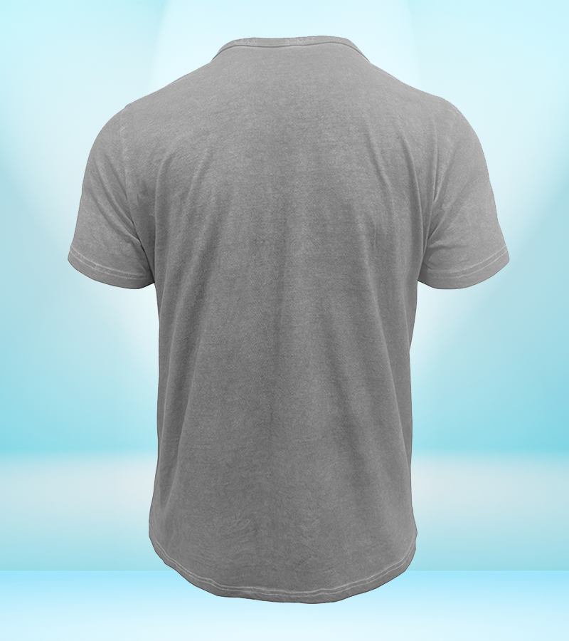 Men's Vintage Solid T-Shirt – Classic Crew Neck Cotton Tee for Everyday Comfort