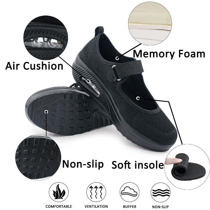 🔥70% OFF TODAY🔥 Women Orthopedic Slipper Arch Support Breathable Air Cushion LightWeight Outdoor Slippers
