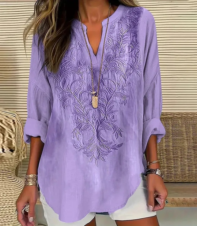 [Copy]Women's Casual Floral Print Blouse — Lightweight, Stylish & Breezy