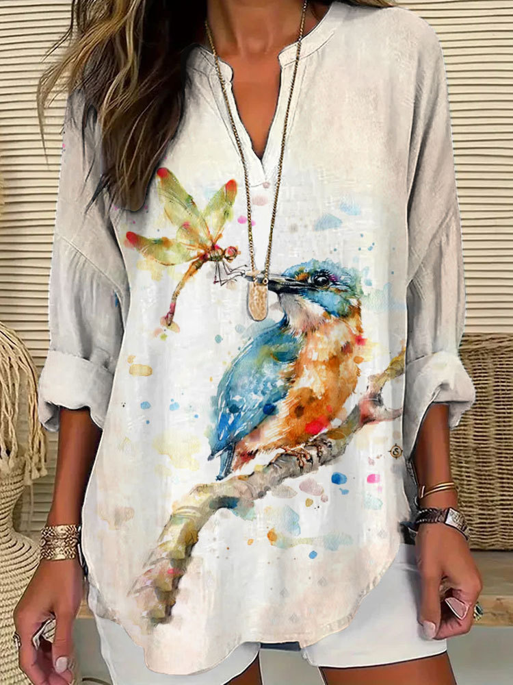 [Copy]Women's Casual Floral Print Blouse — Lightweight, Stylish & Breezy