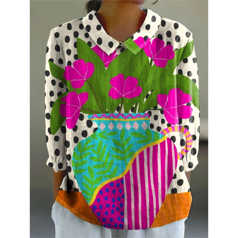 Modern Garden Everyday Floral Top