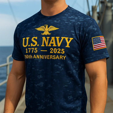 🔥 LAST DAY 50% OFF – NAVY 250™ Heritage Tee