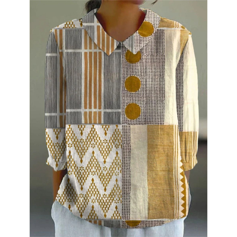 Summer Ease Lightweight Printed Blouse