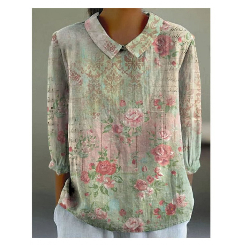 Summer Ease Lightweight Printed Blouse