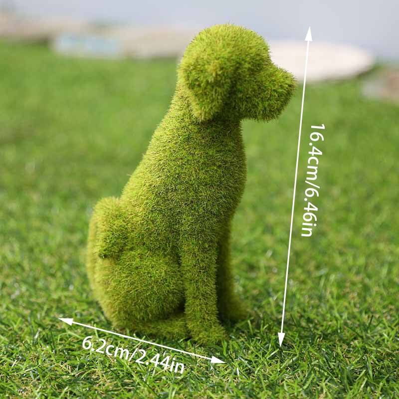 Green Pup Sculpture