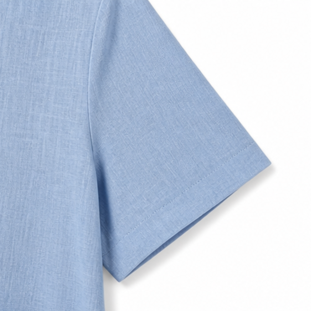liftesup™ – Cotton-Linen Asymmetric Button Midi Dress