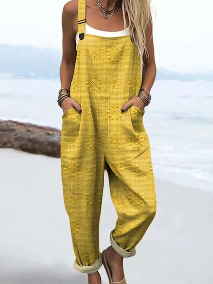 Olivia's Closet | Women's Jumpsuit with Abstract Pattern and Artistic Print