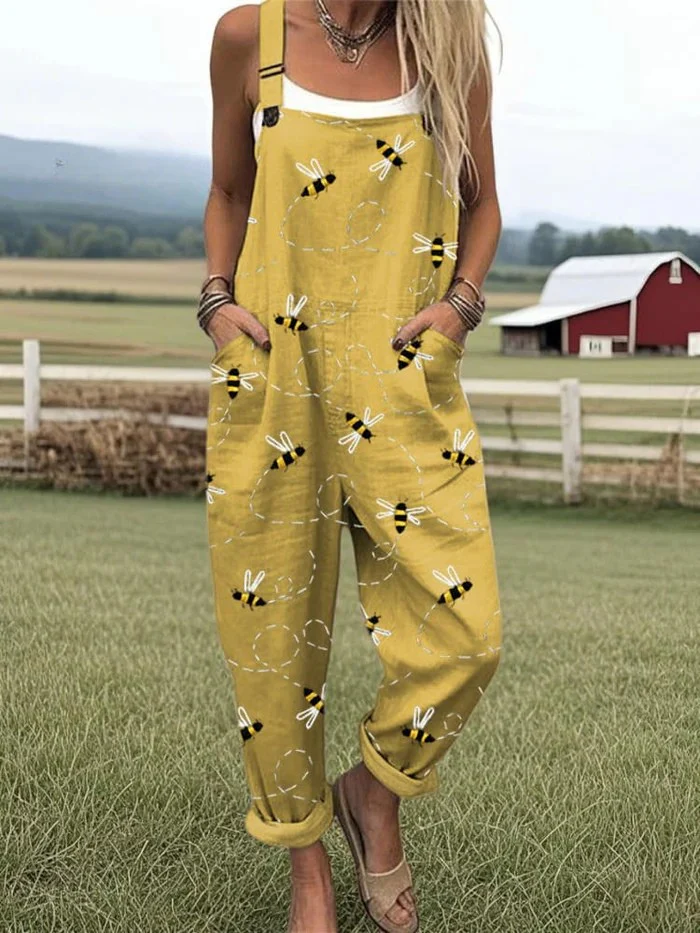 Olivia's Closet | Women's Jumpsuit with Abstract Pattern and Artistic Print