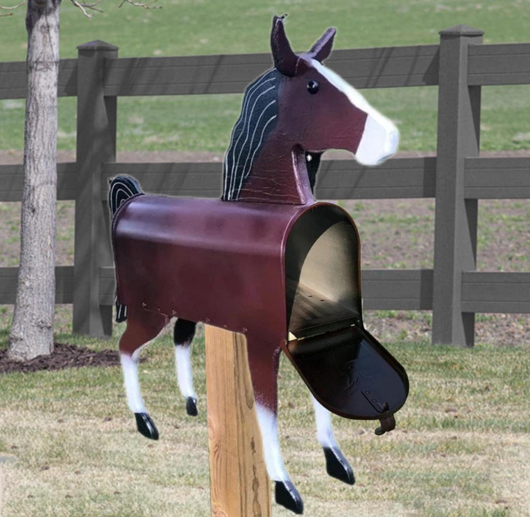 Animal Metal Mailbox Outdoor Products
