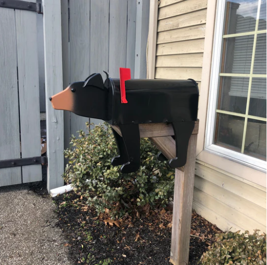 Animal Metal Mailbox Outdoor Products