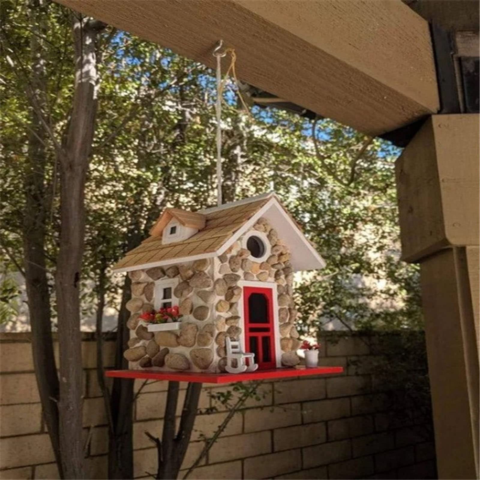 🐦Stone Cottage Bird House