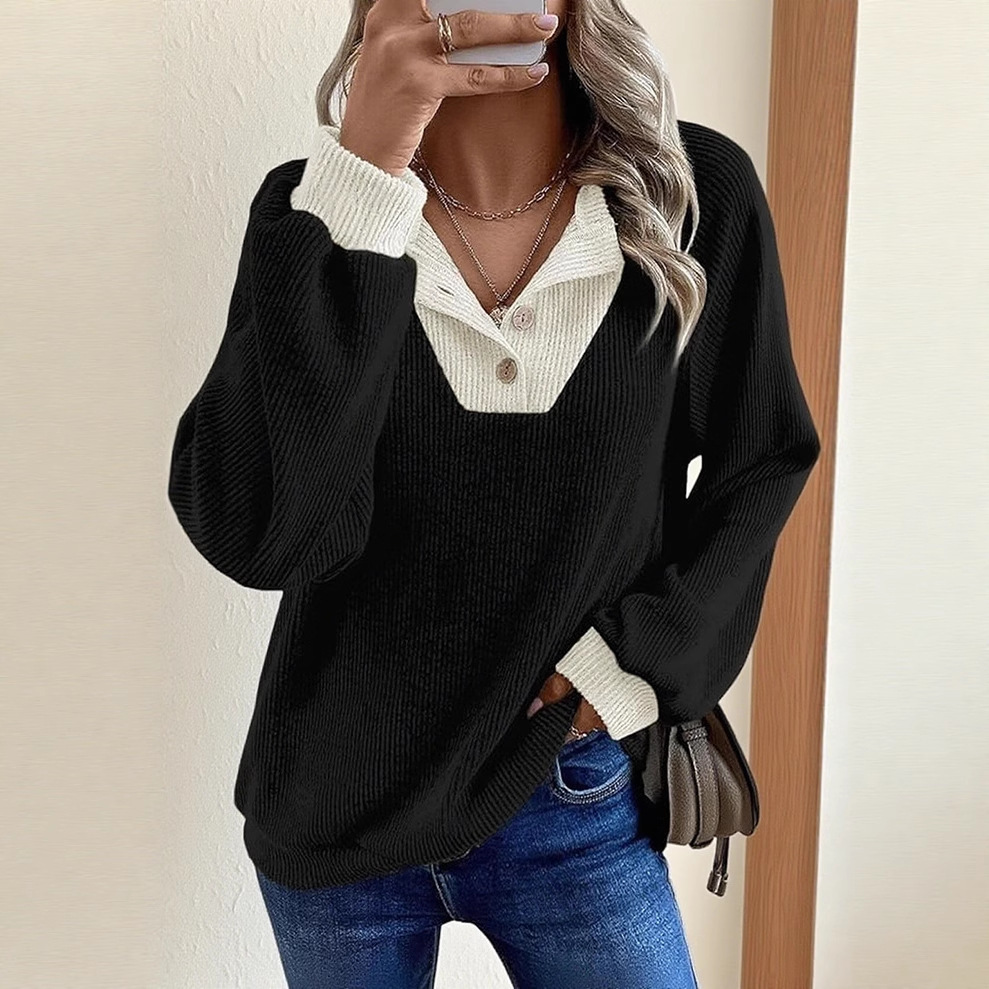 Cozy Button-Up Knit: Effortless Style for Every Day