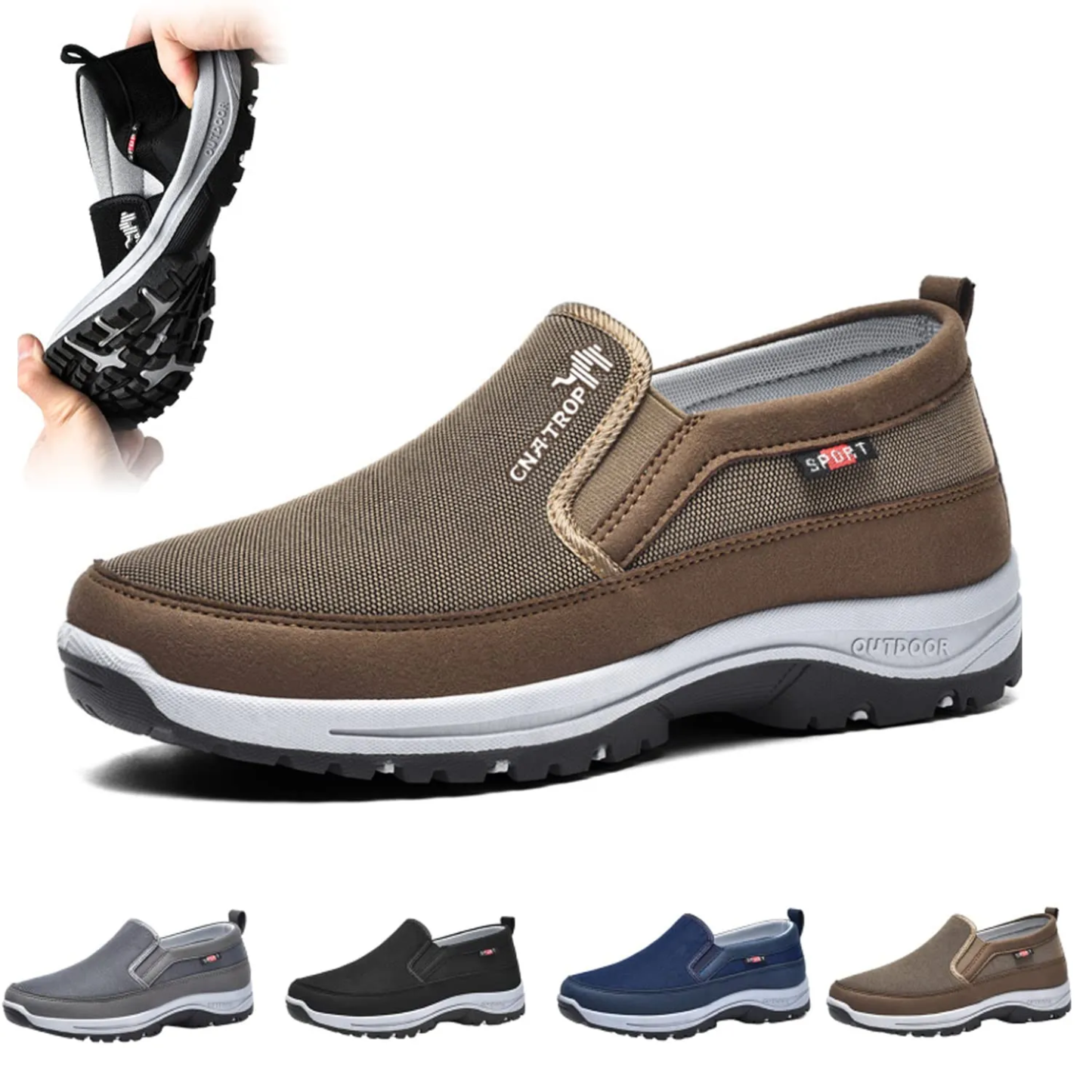 Comfortable, Breathable, Mesh-quality Dad Hiking Shoes-rumemagee