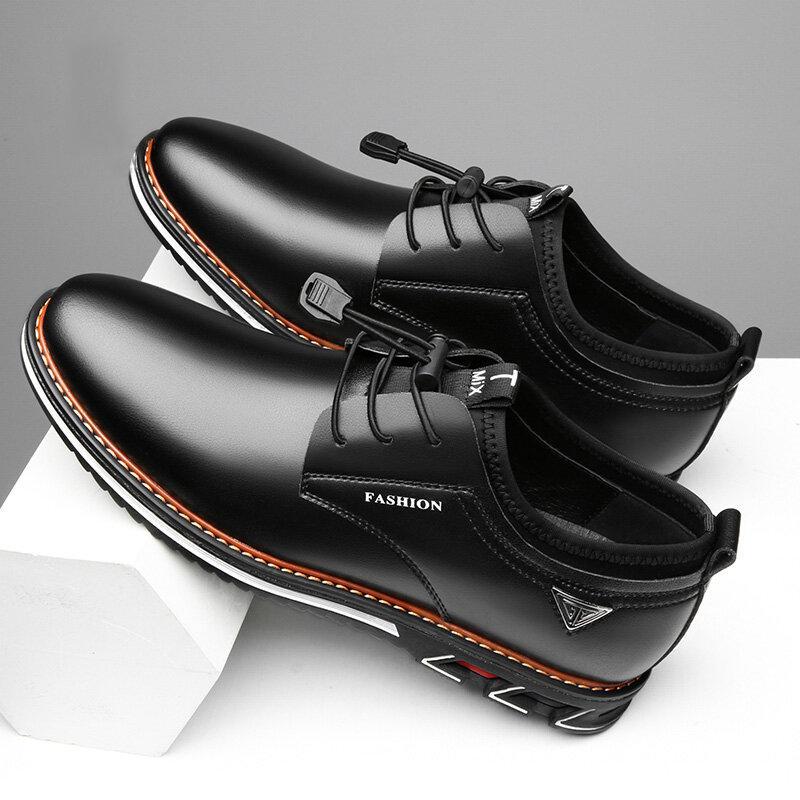 🔥Hot Sale🎁—50% OFF 🎉Men Leather Non-Slip Business Comfortable Casual Oxfords Shoes-rumemagee