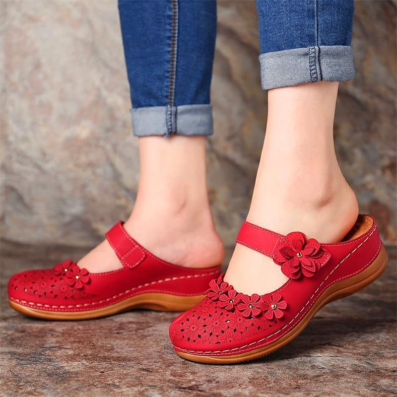 LAST DAY 70% OFF- Women Comfortable Vintage Wedges Orthopedic Sandals