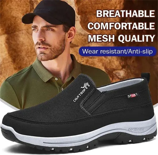 Comfortable, Breathable, Mesh-quality Dad Hiking Shoes-rumemagee