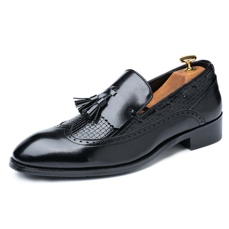 New Mens Dress Shoes Tassel Slip On Loafers Casual Flats Formal Oxfords Low Heel-rumemagee
