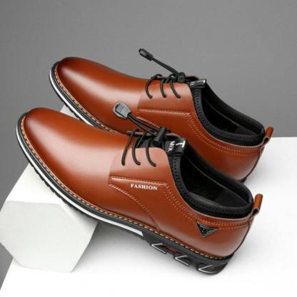 🔥Hot Sale🎁—50% OFF 🎉Men Leather Non-Slip Business Comfortable Casual Oxfords Shoes-rumemagee