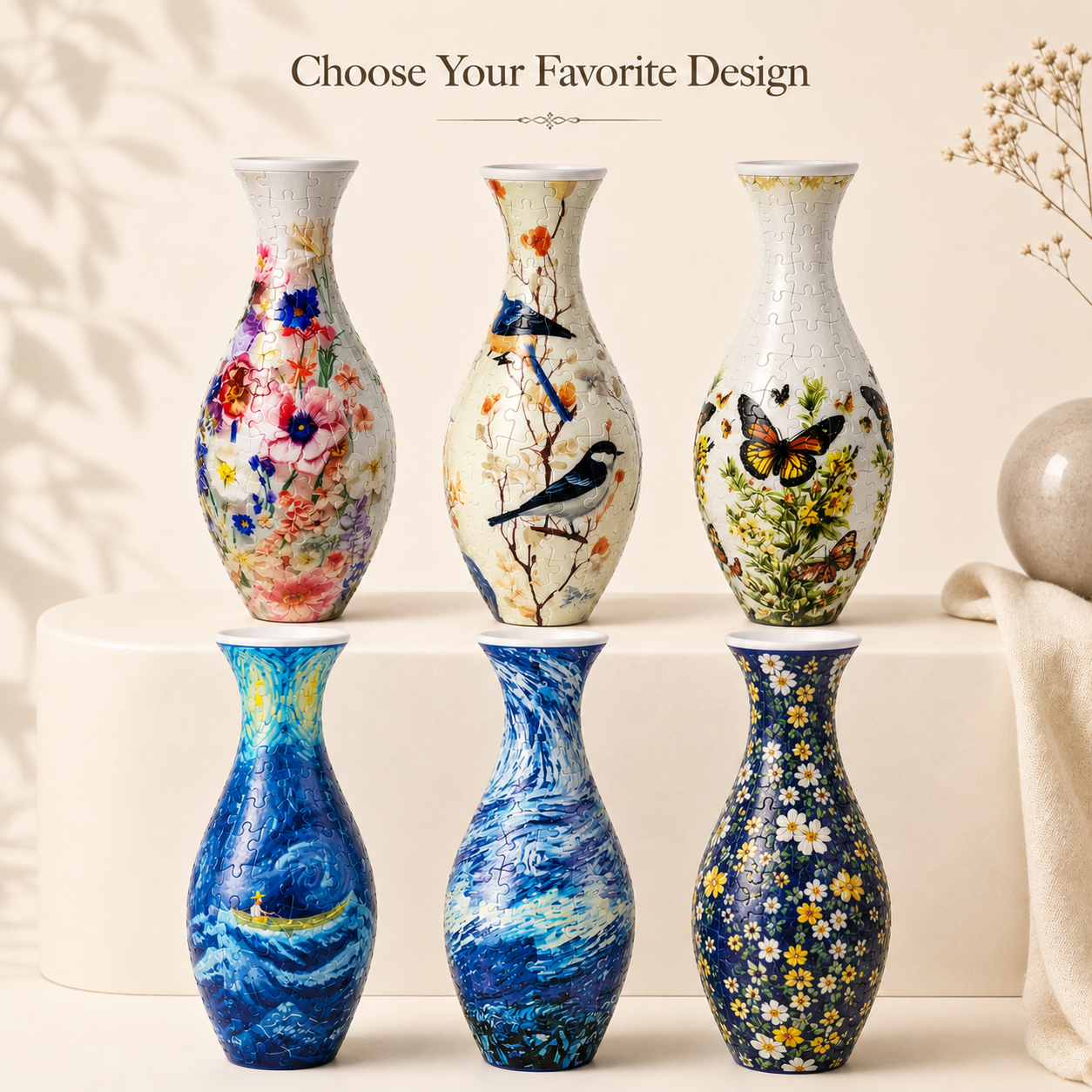 A Beautiful Vase You Build Yourself