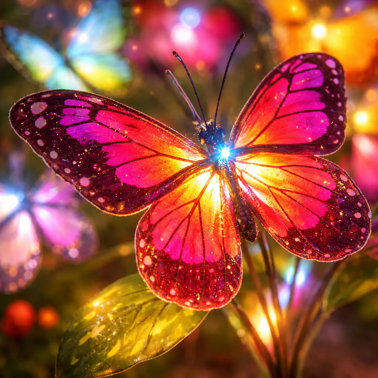 Last Day 50% OFF｜Solar Butterfly Garden Stake Lights