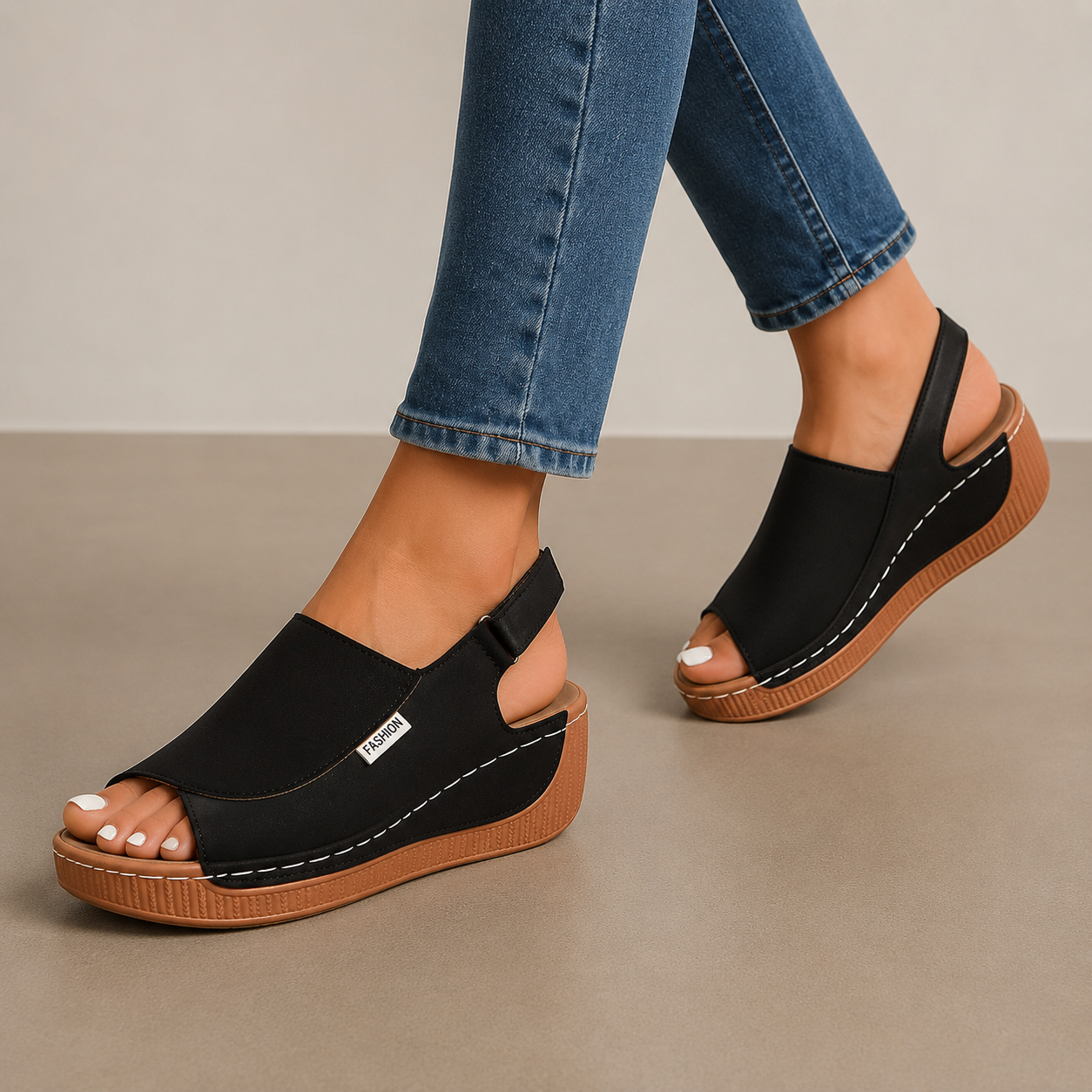 Women's Comfort Platform Wedge Sandals
