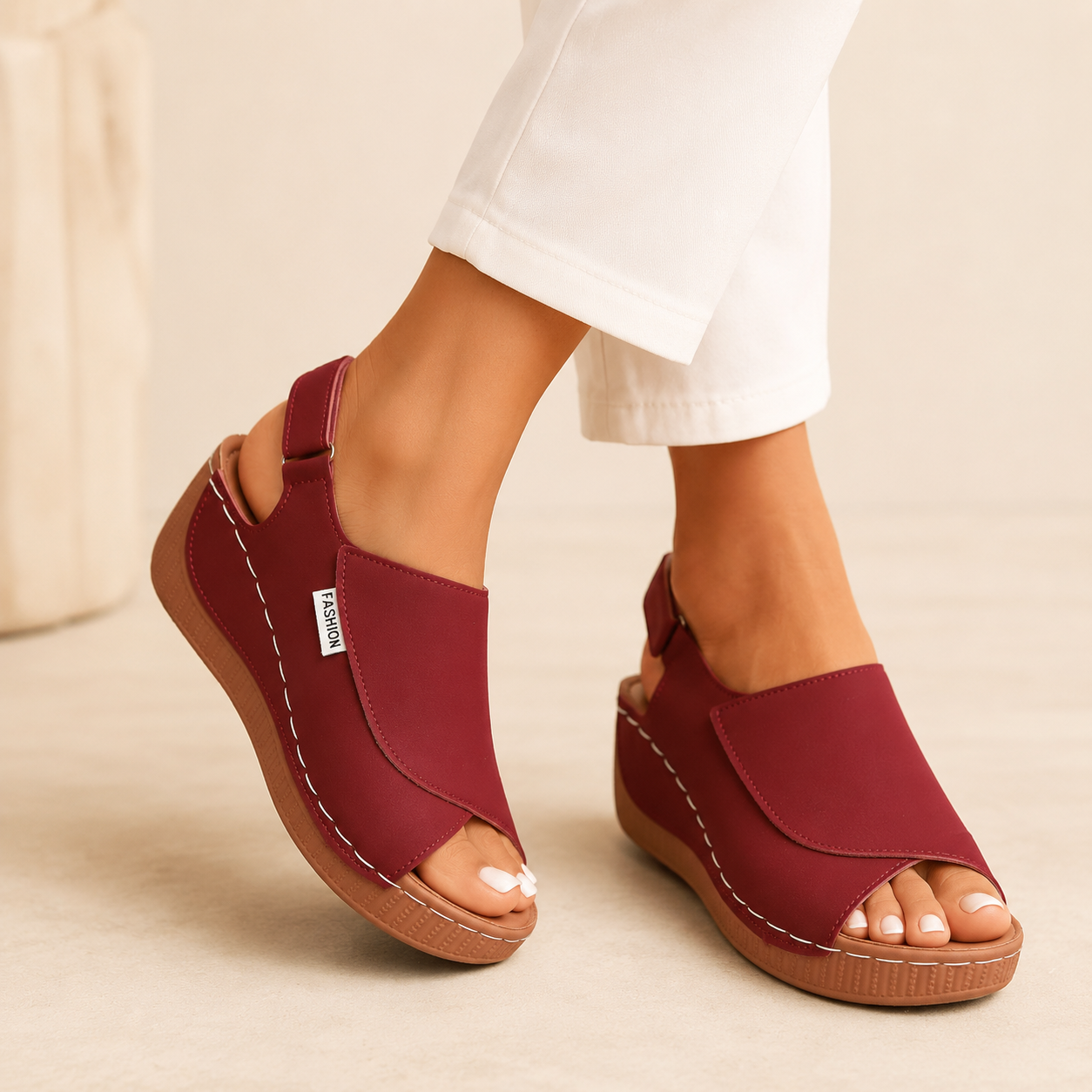 Women's Comfort Platform Wedge Sandals