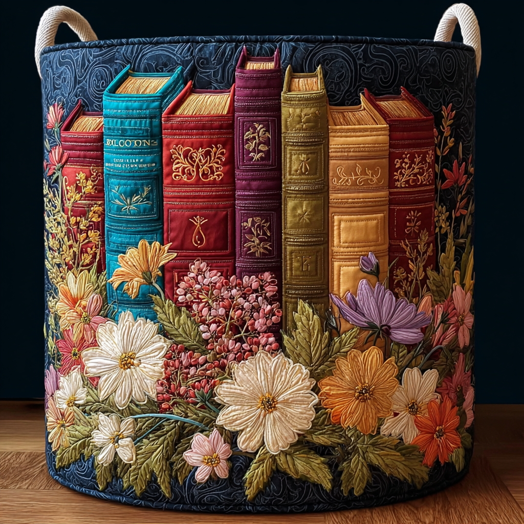 Classic Charm Quilted Laundry Basket NCU0DDK1795