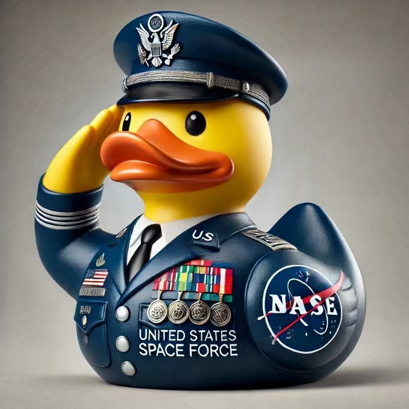 🦆 Veteran Memorial Duck, a unique and interesting decorative item.