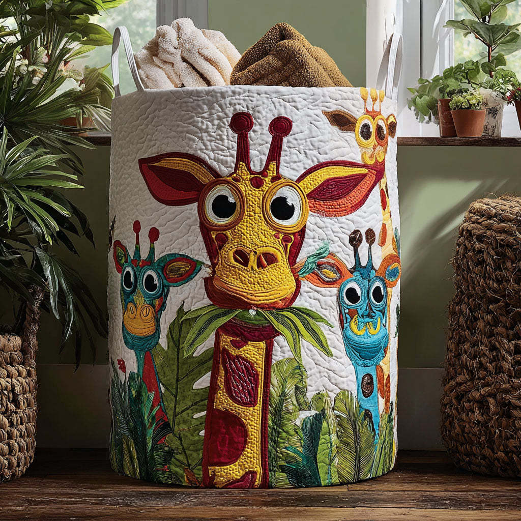 Spot Me If You Can Quilted Laundry Basket NCU0PTT986