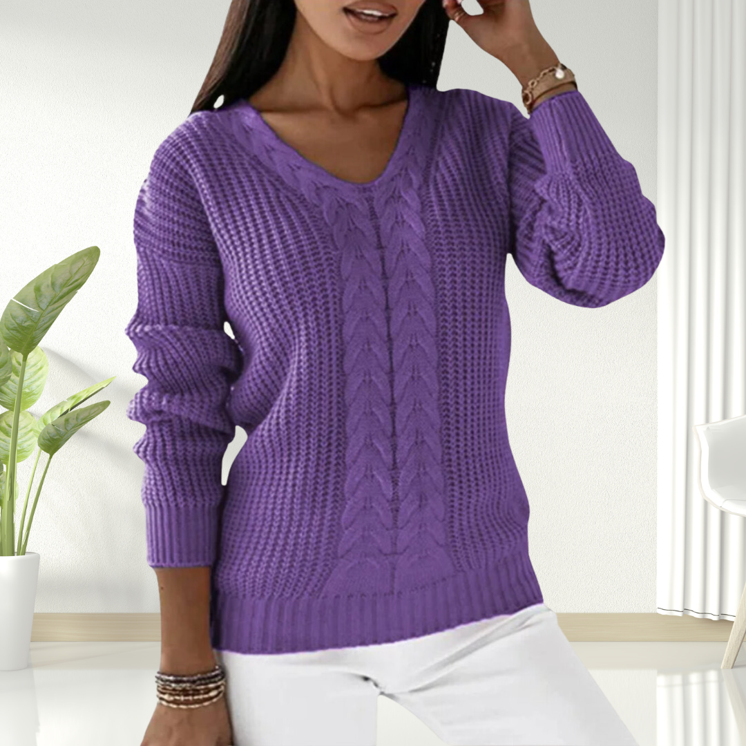 Beatyart| Comfy V-Neck Sweater