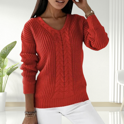 Beatyart| Comfy V-Neck Sweater