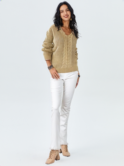 Beatyart| Comfy V-Neck Sweater