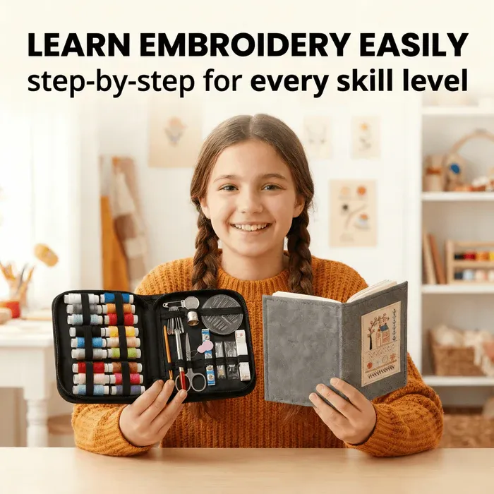 🌈Beginner-Friendly💕 Embroidery Stitch Book