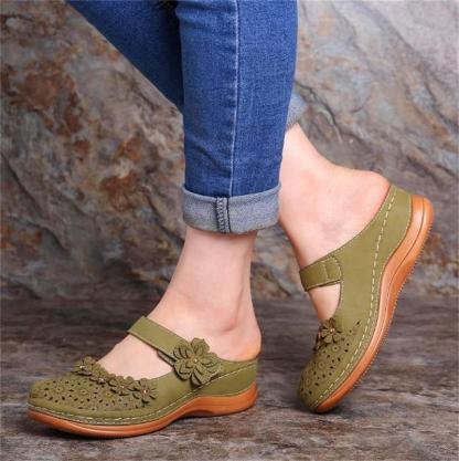 LAST DAY 70% OFF- Women Comfortable Vintage Wedges Orthopedic Sandals