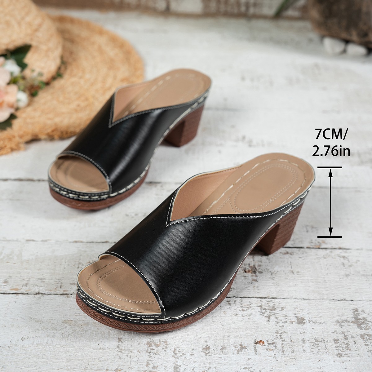 NEW ARRIVAL 70% OFF - Orthopedic Chunky High Heel Sandals - BUY 2 FREE SHIPPING