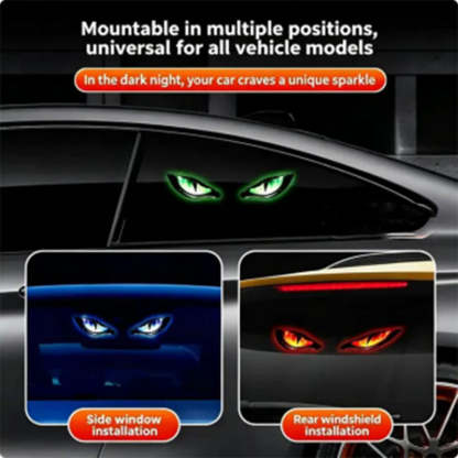 Solar car warning light with auto activation and bright LED. Stay safer day or night!